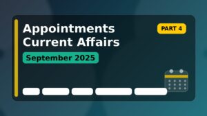 Latest appointments September 2025 part-4 Macq’s | Quiz